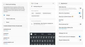 Samsung Internet beta now can block tracking pixels and shows enhanced search suggestions