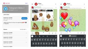 Telegram beta got a minor update that allows interacting with more animojis