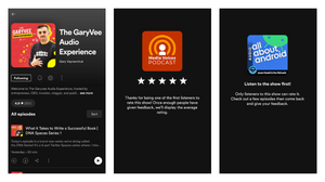 Spotify released show&podcast ratings to more users on Android