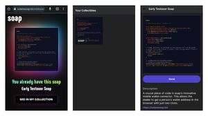 Get your free Solana NFT from Solana SOAP as an early tester