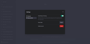 A new ChatGPT settings UI with tabs