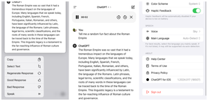 ChatGPT mobile app rolls out read-aloud feature