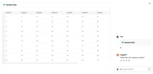 ChatGPT is developing advanced ways to work with data