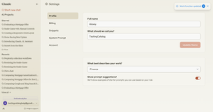 Prompt suggestion controls