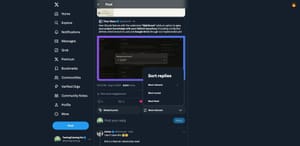 X replies sorting